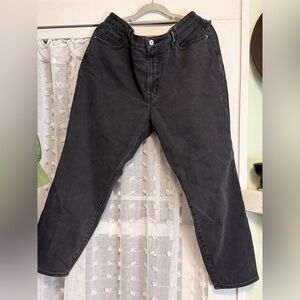 Old Navy Women's Black Straight Jeans
